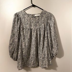 ALL IN FAVOR 3/4 SLEEVE BLOUSE